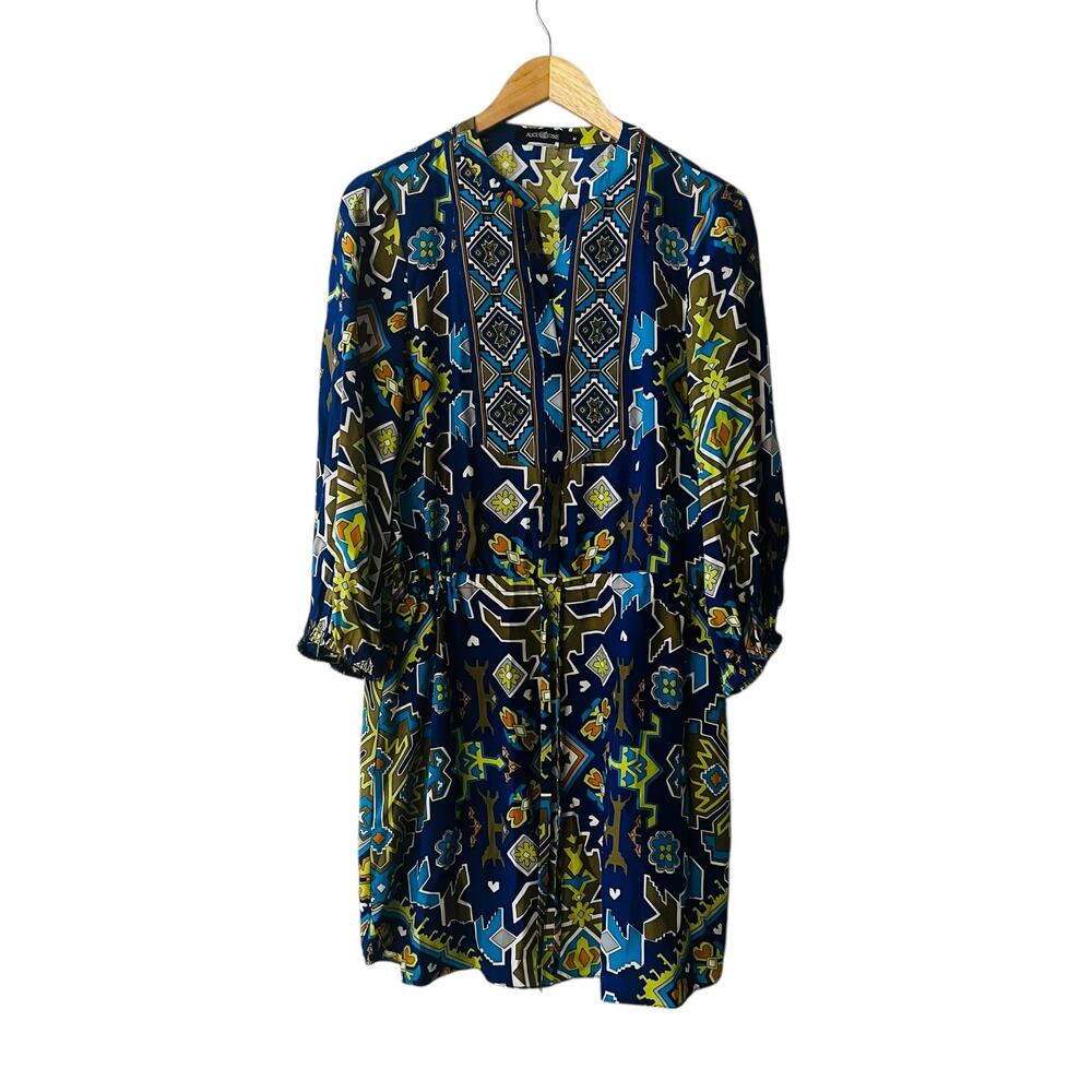 Alice & Trixie Multicolor Print Dress Size M Medium